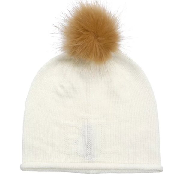 Lauren Ralph Lauren Textured Logo Beanie Hat - Picture 2 of 4